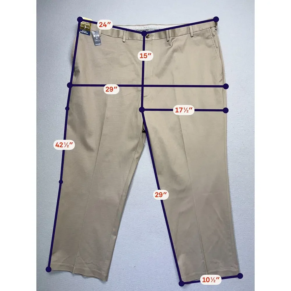 Haggar 48x30 zip